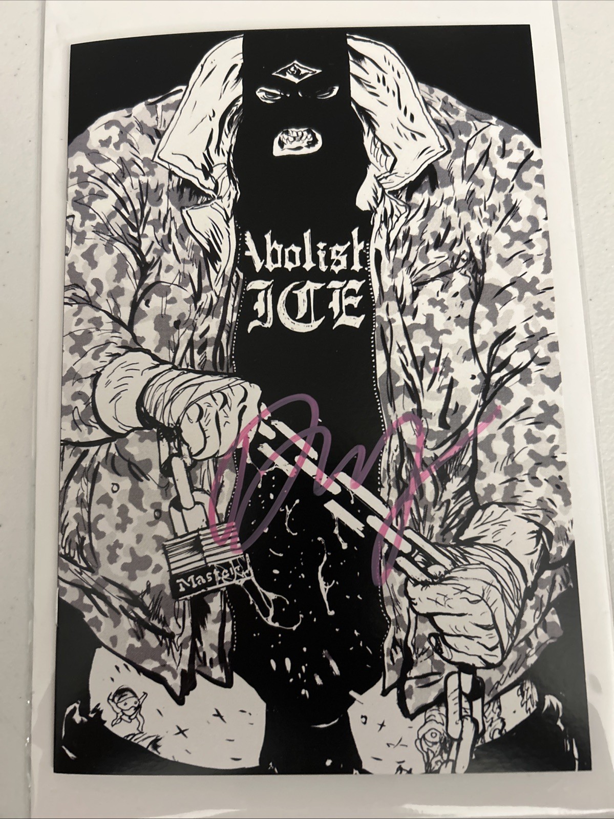 Headlocked Tales From The Road Hardcore Brody Daniel Warren Johnson Signed Comic