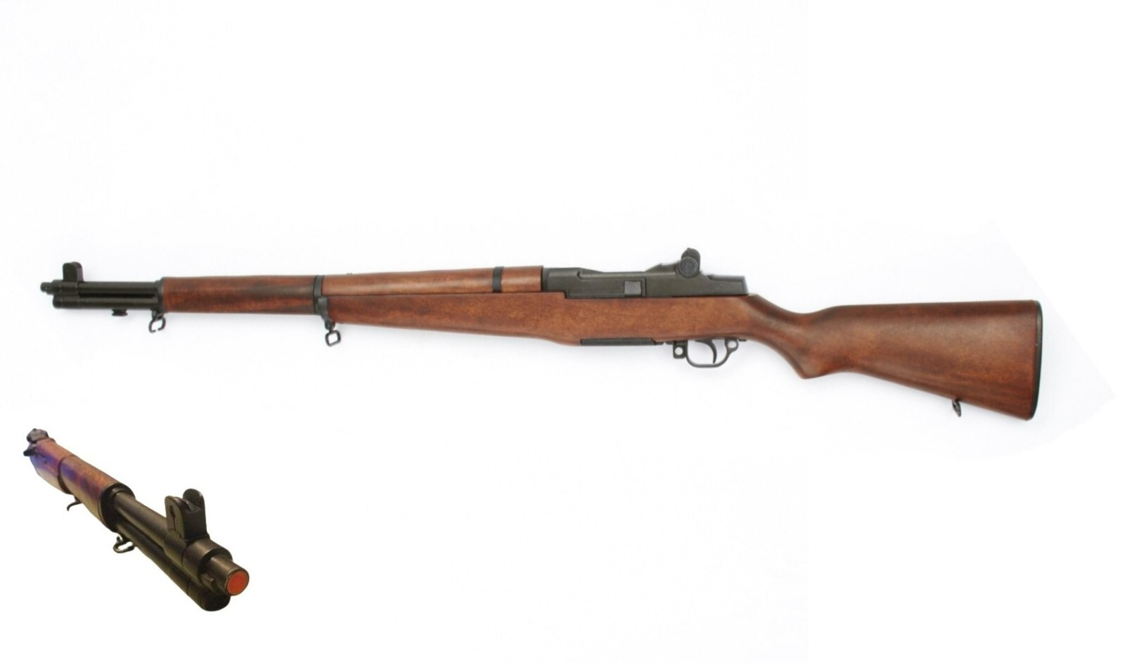 Denix WWII M1 Garand Non-Firing Collector\'s Replica Rifle Full Size Wood Stock