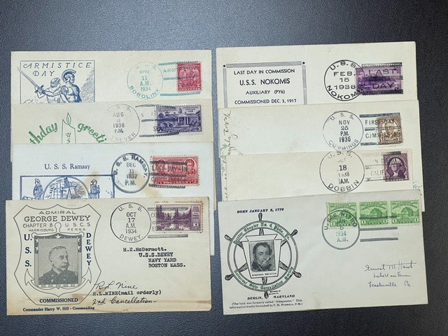 Vintage Naval Covers - Collection from 1930s 6A6036