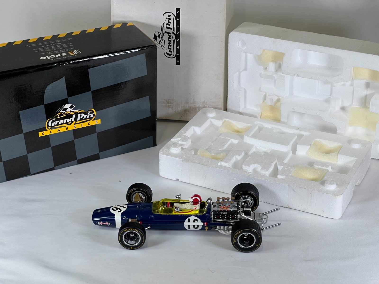 Exoto Lotus Ford 49 #16 Siffert Rob Walker 1968 1:18