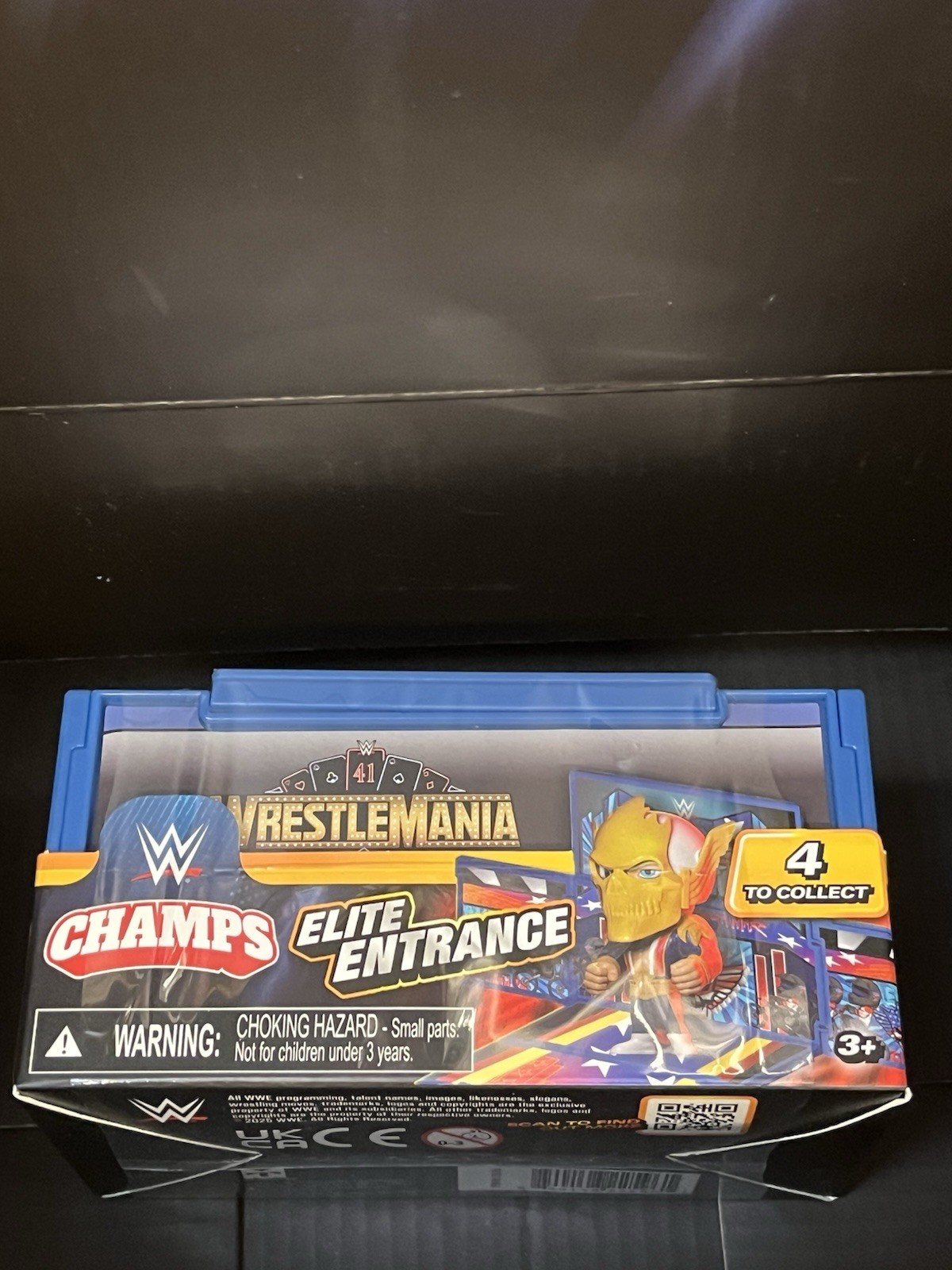 WWE Champs Elite Entrance WrestleMania Cody Rhodes Bus Set Brand New Sealed Blue