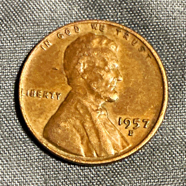 1957-D Lincoln Wheat Small Cent 1957-D Lincoln Wheat Small Cent