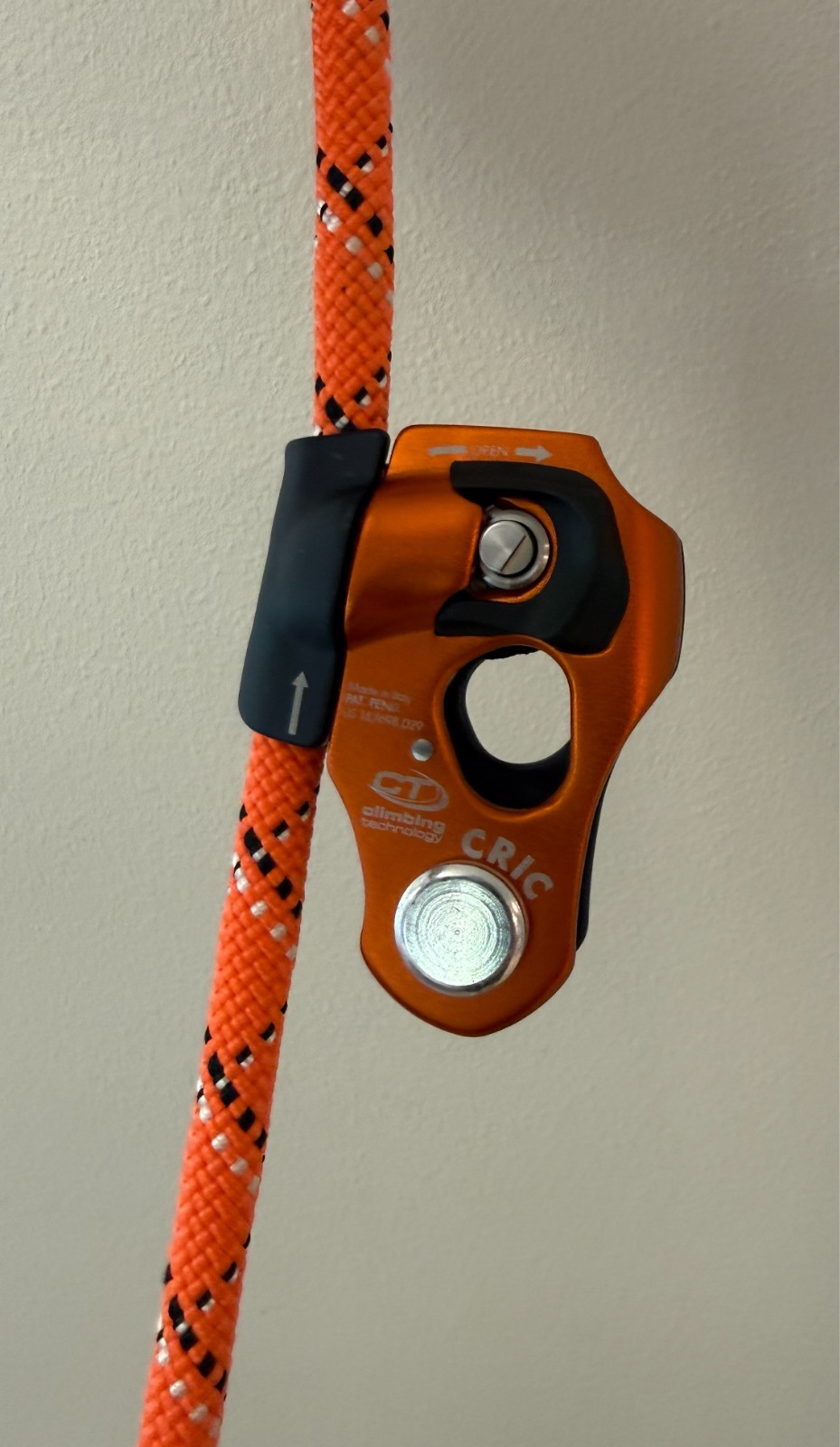 Climbing Technology Cric-Anthracite/Orange Safety Accessory Adults Unisex Climbing Technology Cric-Anthracite/Orange Safety Accessory Adults Unisex