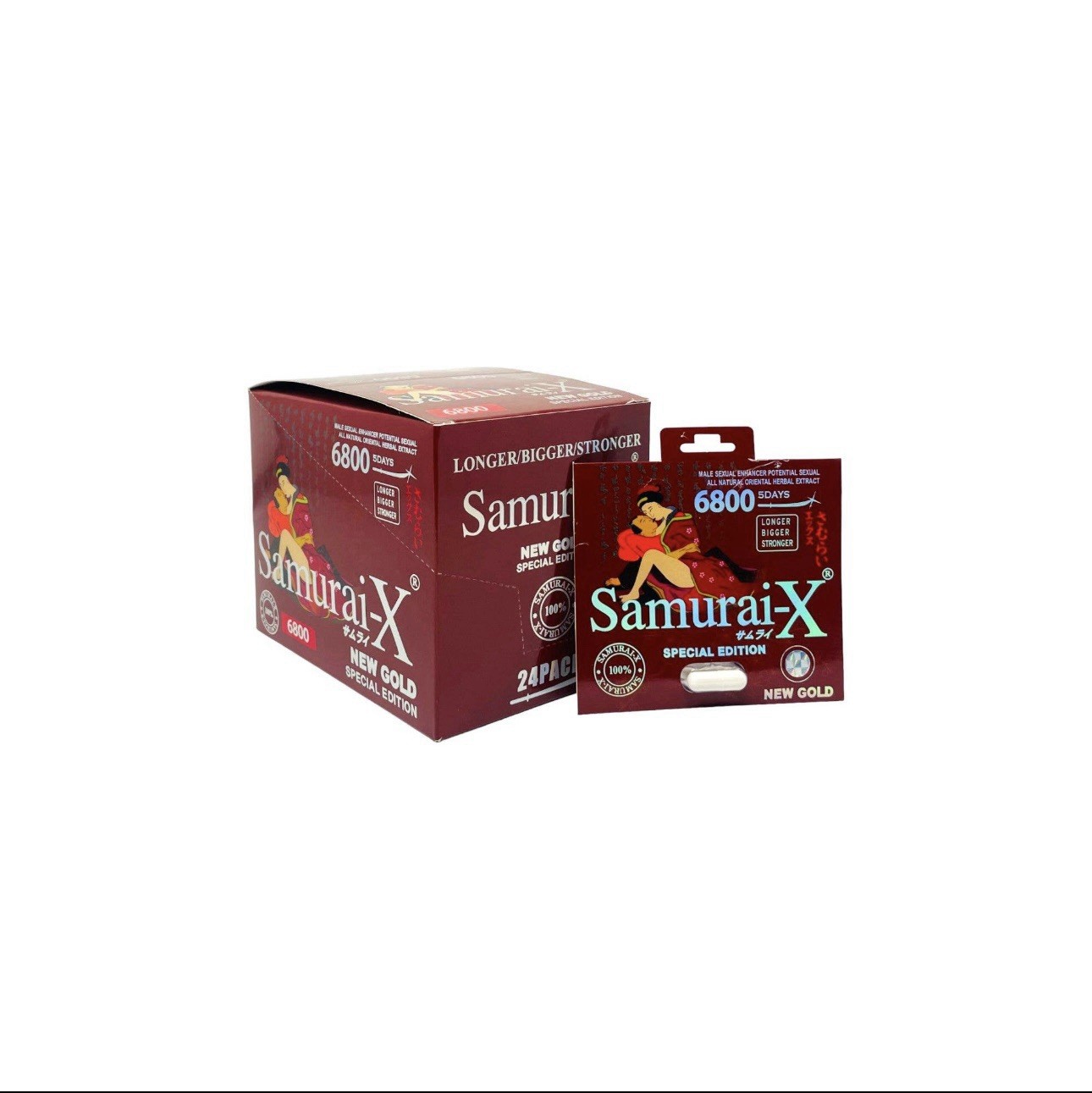 Samurai-X Capsules 24 PACK
