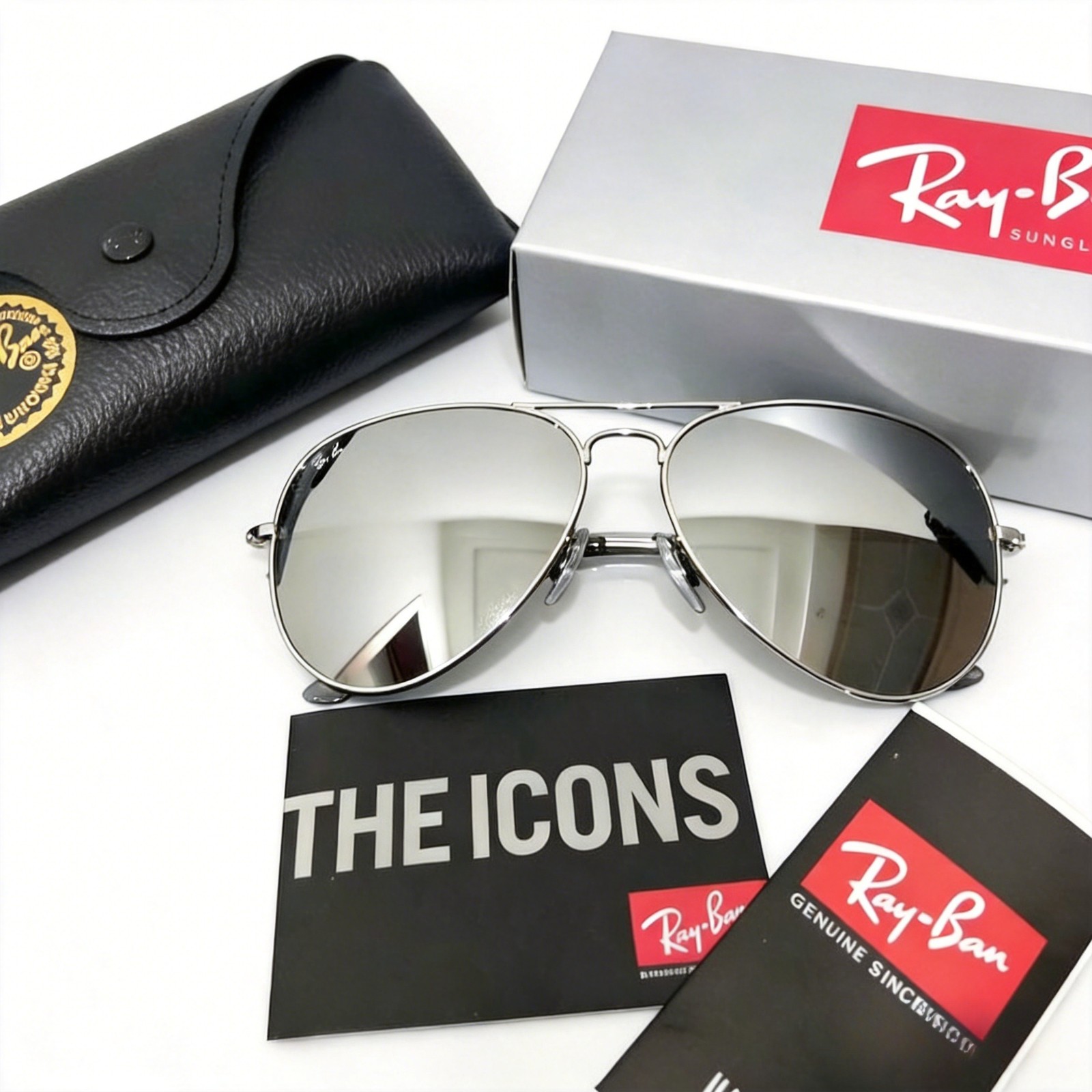 RAY-Ban RB3026, aviator sunglasses , Silver Frame/Large 62mm Silver Lens RAY-Ban RB3026, aviator sunglasses , Silver Frame/Large 62mm Silver Lens