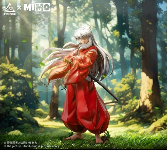 Exorcism Studio Inuyasha Resin Statue Pre-order MIMO Studio 1/6 Scale H36cm New