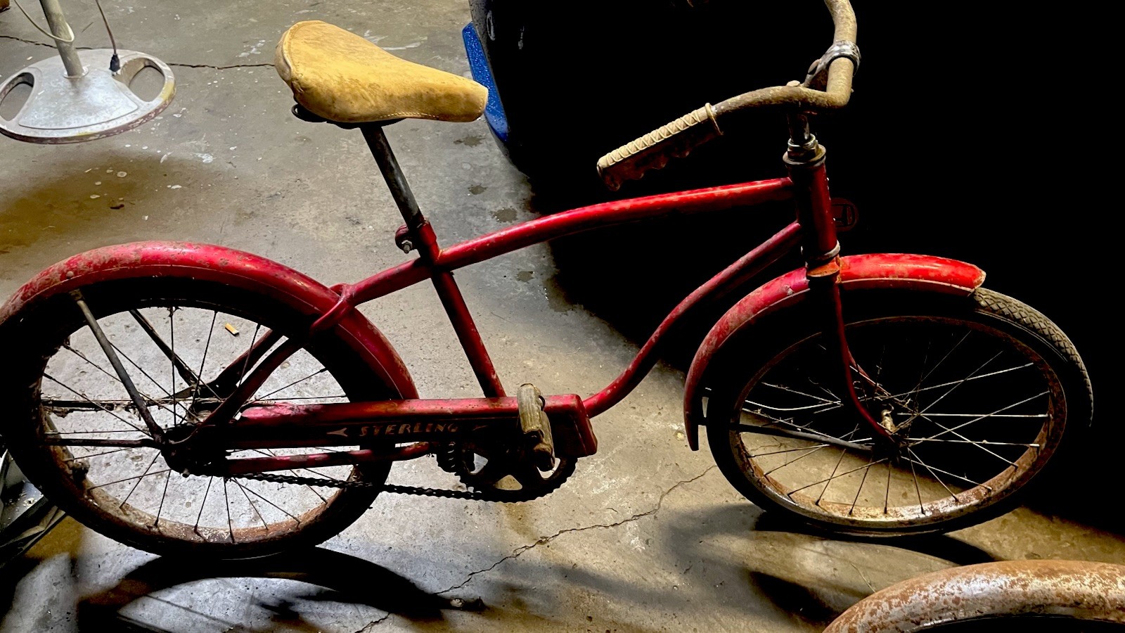Vintage Red Cruiser Bicycle Complete Bike Classic Cruiser Style Bike