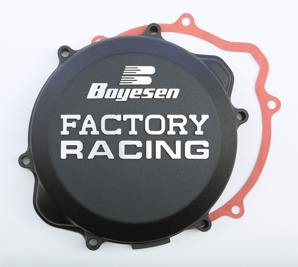 Boyesen Factory Racing Clutch Cover - Black CC-06XB Boyesen Factory Racing Clutch Cover - Black CC-06XB
