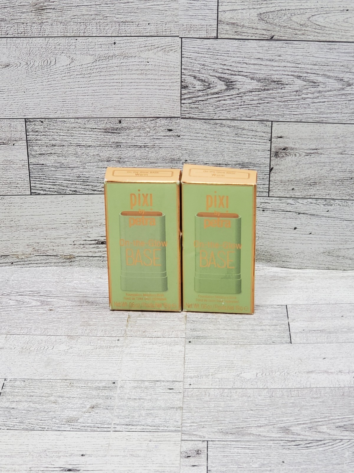 Pixi by Petra On-the-Glow BASE Foundation, Warm, 2 pack