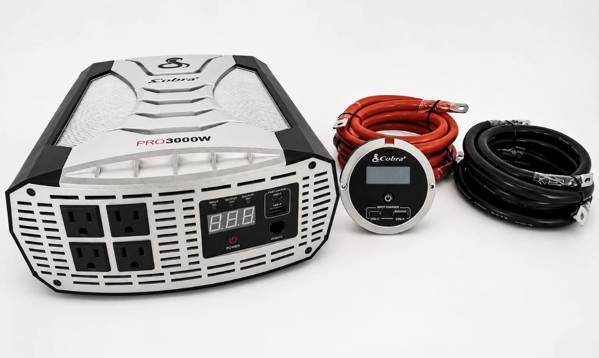 NIB - Cobra PRO 3000W power Inverter 13V DC to 115V AC Remote USB-C/A NIB - Cobra PRO 3000W power Inverter 13V DC to 115V AC Remote USB-C/A