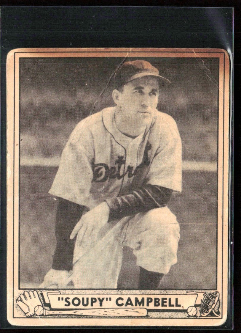 Soupy Campbell 1940 Play Ball RC #200 Detroit Tigers