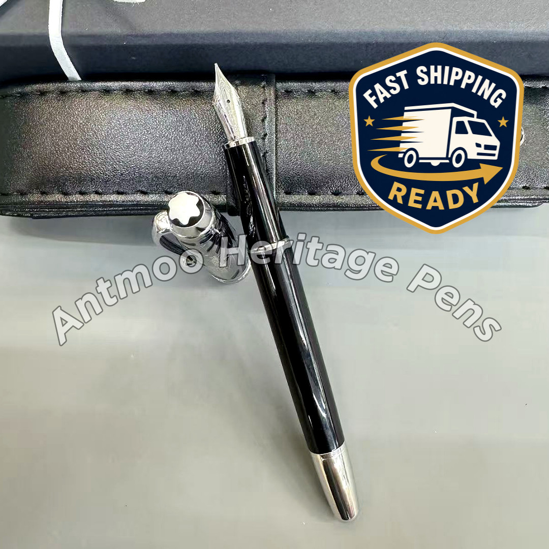 Meisterstuck Le Petit Prince 163 Black-Silver with MONTBLANC Fountain Pen Bid