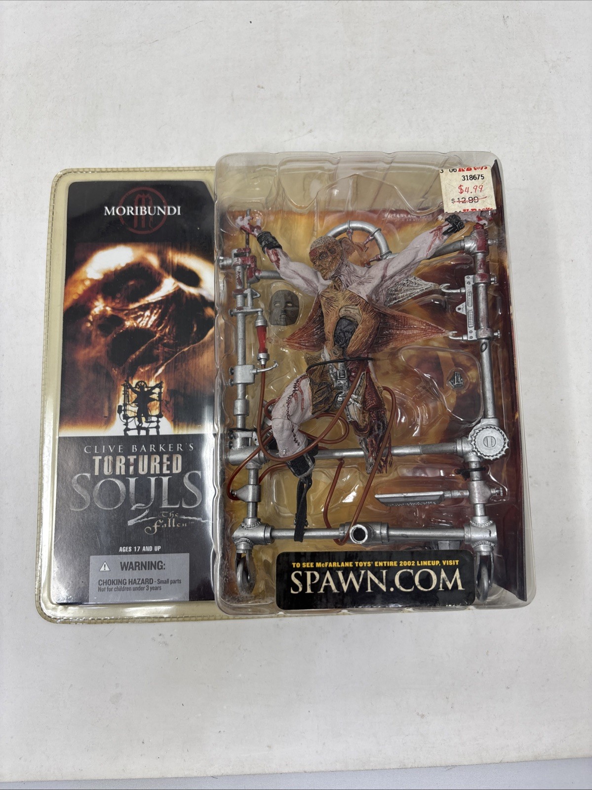 Clear Clive Barker’s TorturedSouls 2 The Fallen MORIBUNDI Figure Mcfarlane A7-14