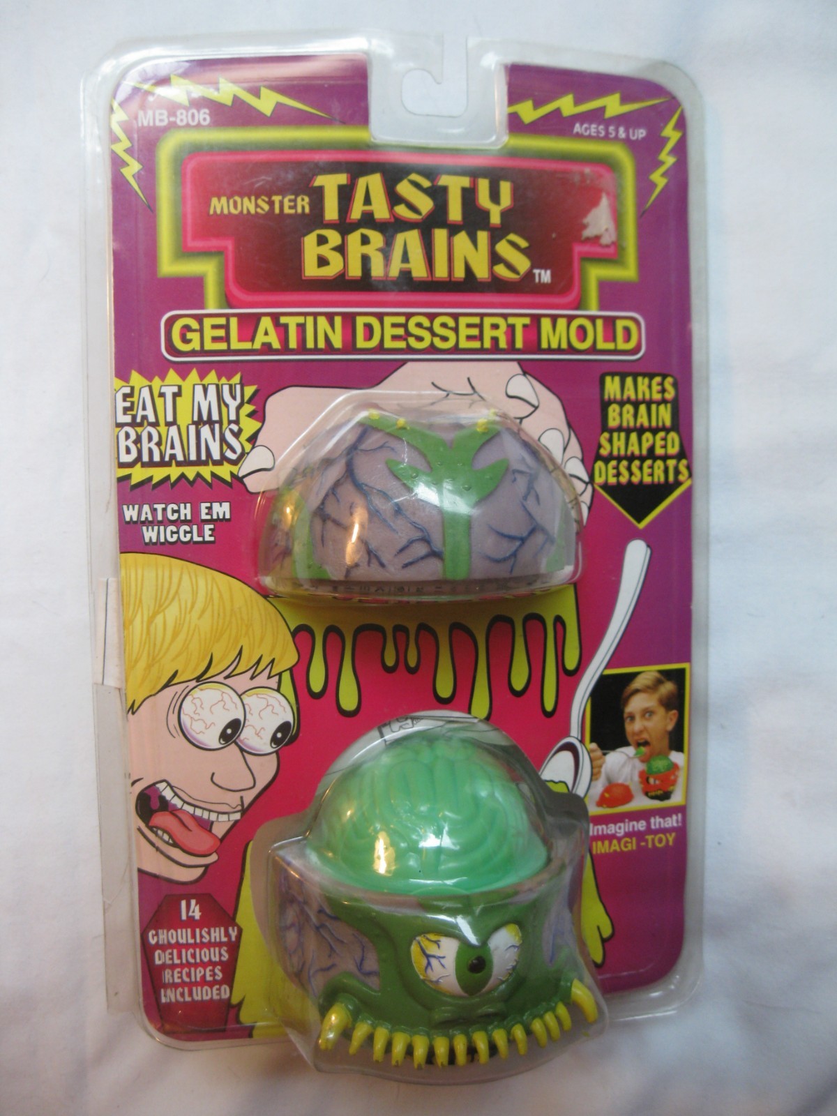 Vintage Monster Tasty Brains Cyclops Gelatin Dessert Mold