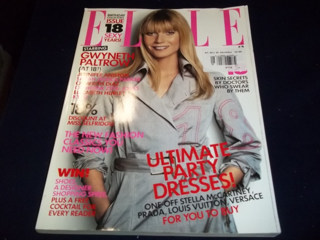 2003 OCT ELLE MAGAZINE - BRITISH EDITION - GWYNETH PALTROW - II 7254 2003 OCT ELLE MAGAZINE - BRITISH EDITION - GWYNETH PALTROW - II 7254