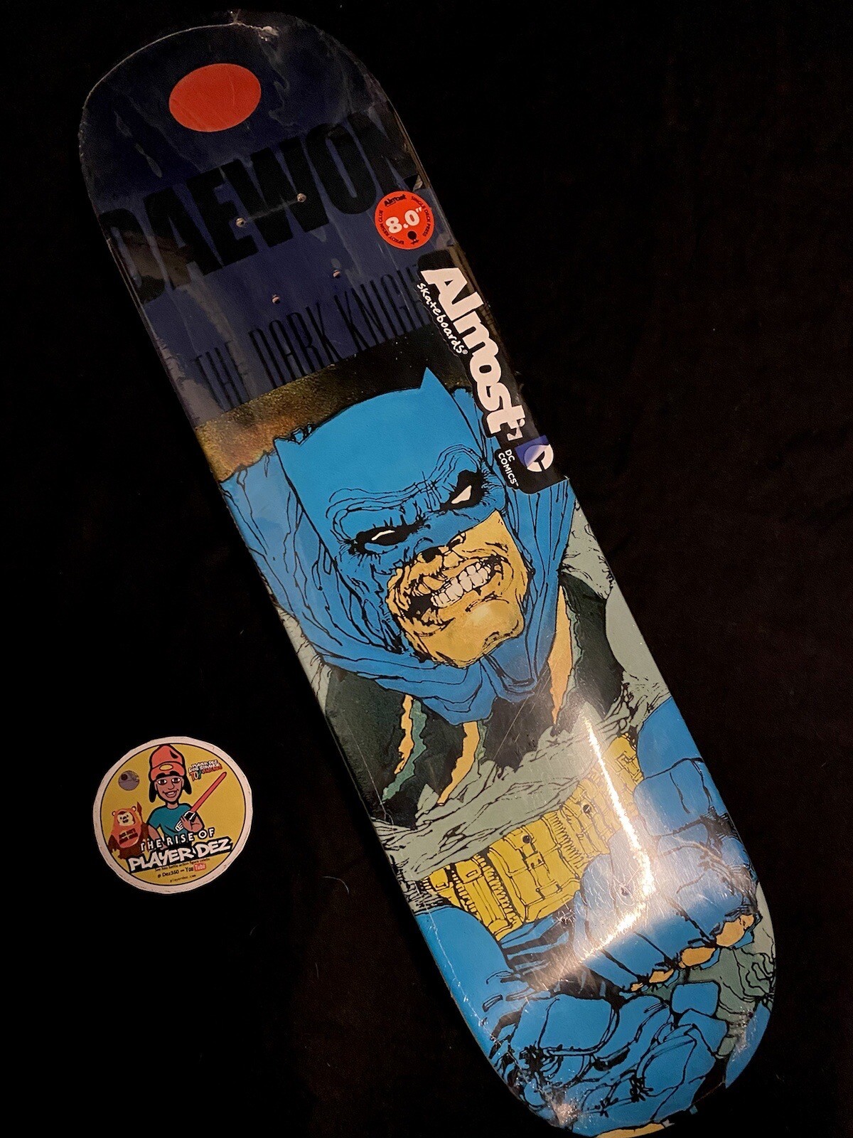 SUPER RARE Batman Daewon Song Almost DC Comics Skateboard Deck Marvel In Shrink SUPER RARE Batman Daewon Song Almost DC Comics Skateboard Deck Marvel In Shrink
