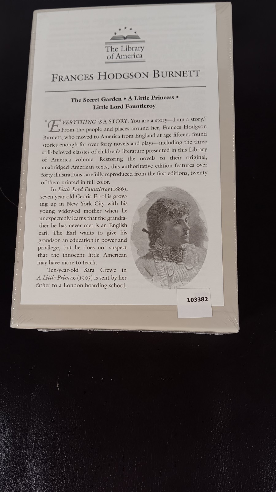 Frances Hodgson Burnett - 1 Book 3 Novels - The Library of America SEALED Frances Hodgson Burnett - 1 Book 3 Novels - The Library of America SEALED