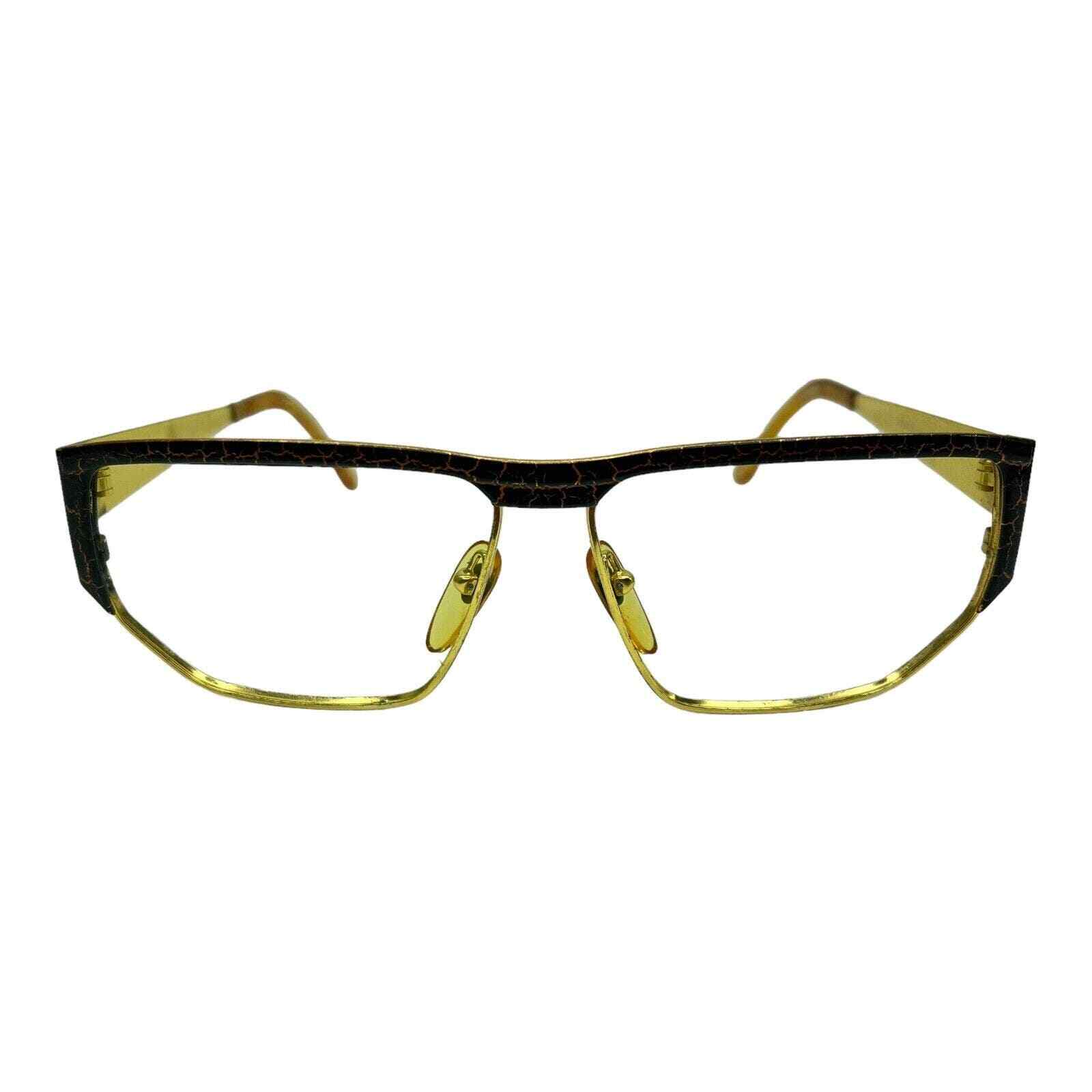 Lancetti Womens eyeglasses Frame snake skin gold Mod.4504 59-13-135 H6202