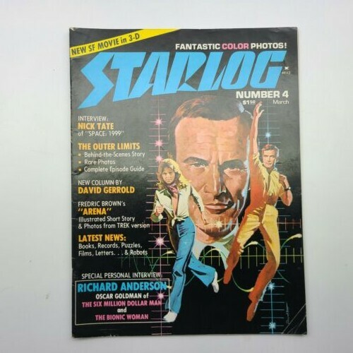 1977 Starlog Magazine #4 The Outer Limits Bionic Woman Arena Star Trek Vintages 1977 Starlog Magazine #4 The Outer Limits Bionic Woman Arena Star Trek Vintages