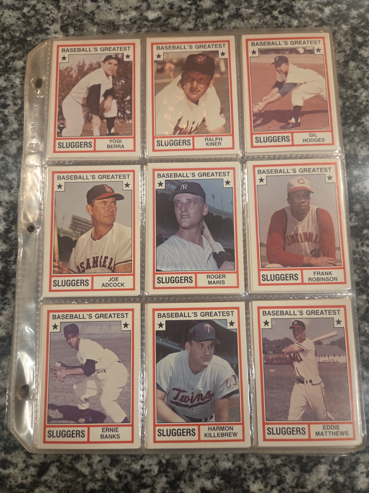1982 TCMA BASEBALL COMPLETE SETS 135 CARDS ROY GREATEST SLUGGERS PITCHERS MINT