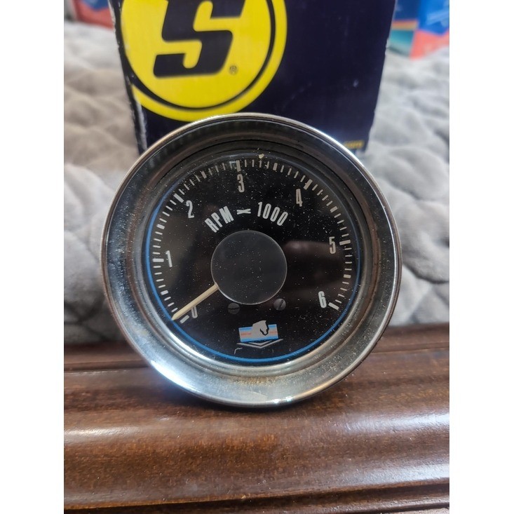 Speedway Motors 3 3/8 Electric Tachometer Black Face 6000 RPM 910-65039 Speedway Motors 3 3/8 Electric Tachometer Black Face 6000 RPM 910-65039