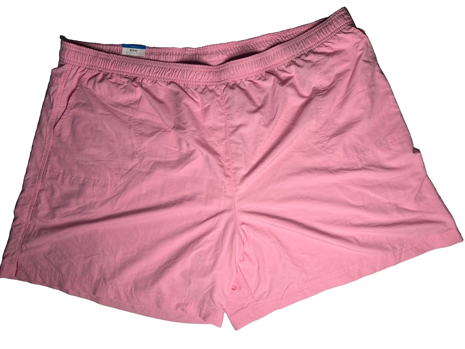 Columbia Women\'s Short Court Shorts, Regular Fit with Drawstring, Size 3X, Pink Columbia Women\'s Short Court Shorts, Regular Fit with Drawstring, Size 3X, Pink
