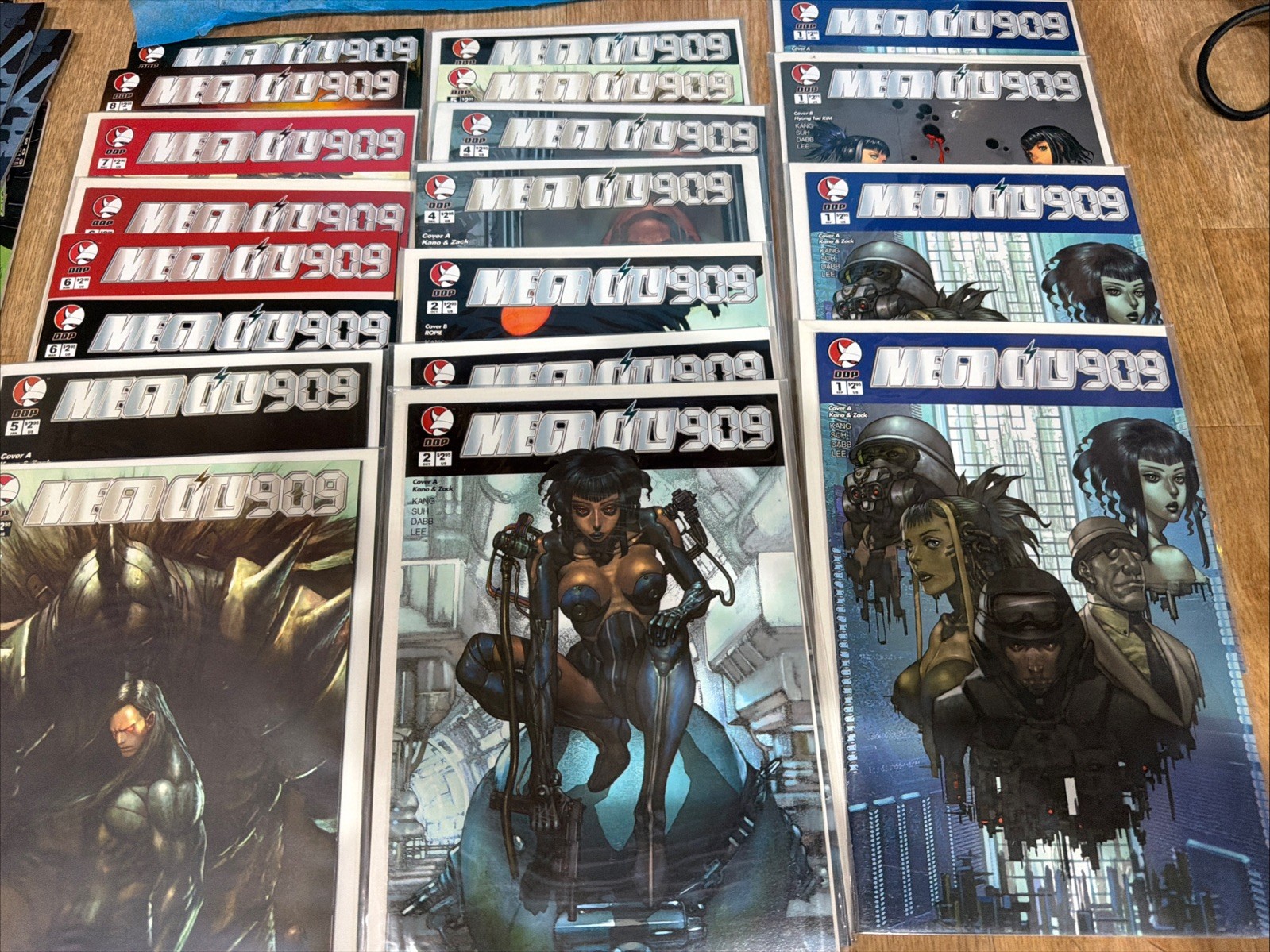DDP MEGACITY 909 #1 2 4 5 6 7 8 Comic Vf/nm Rare 2004 Lot Of 16