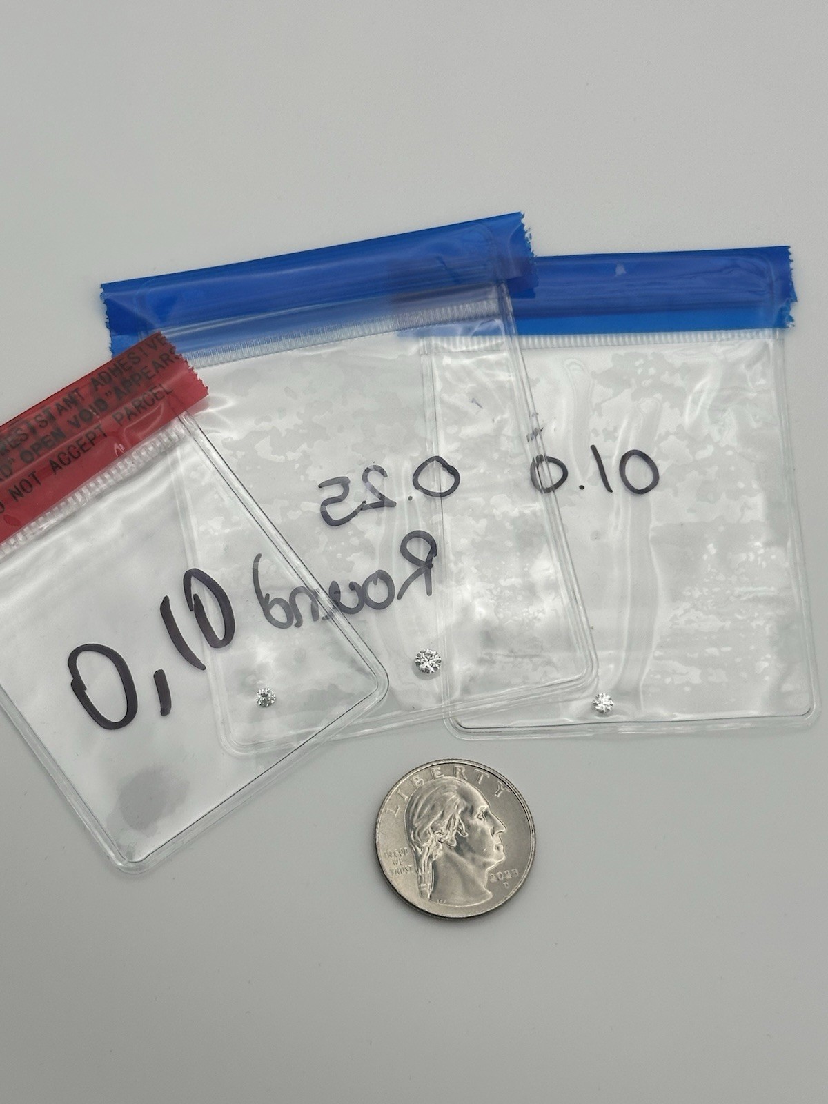 Lot of 3 CVD Lab Grown Loose Diamonds D Color VS1 Clarity Stones .25ct + 2-.10ct Lot of 3 CVD Lab Grown Loose Diamonds D Color VS1 Clarity Stones .25ct + 2-.10ct