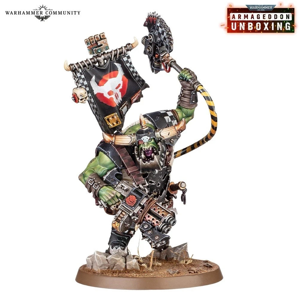 Ork Warboss Warhammer 40K Armageddon 11th Ed NoS orks Shipped Next Day (#101)