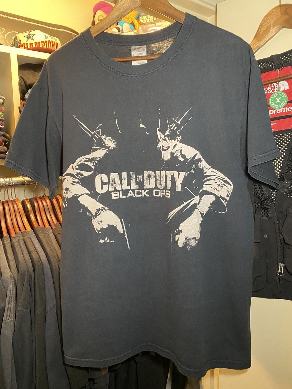Vintage 2010 Call of Duty Black Ops Black Unisex Shirt Reprint S-5XL WA1321