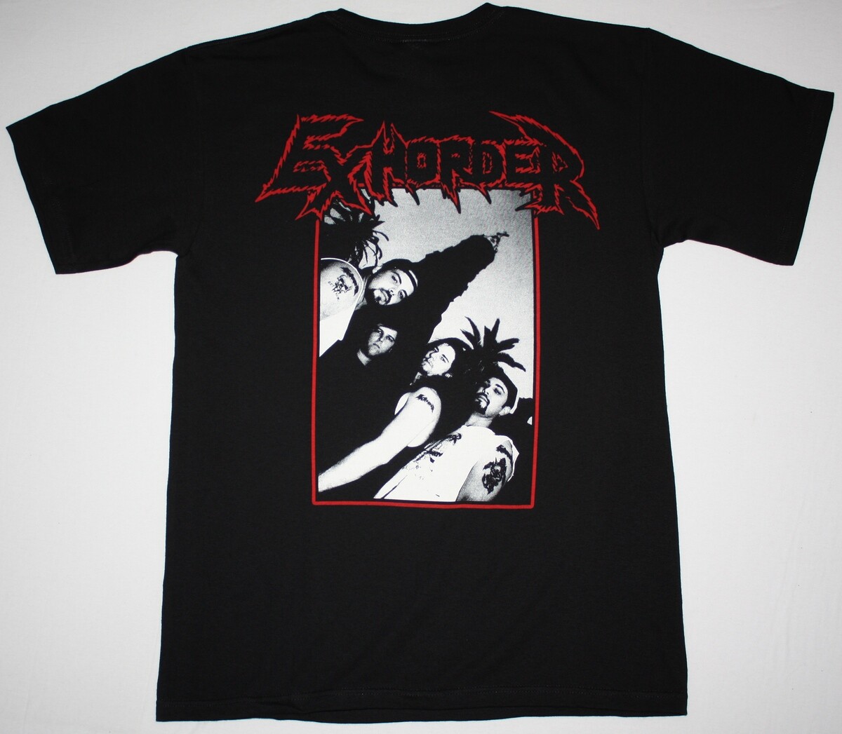 Vtg Exhorder Band Live In Concert Cotton Black S-5XL Unisex Shirt