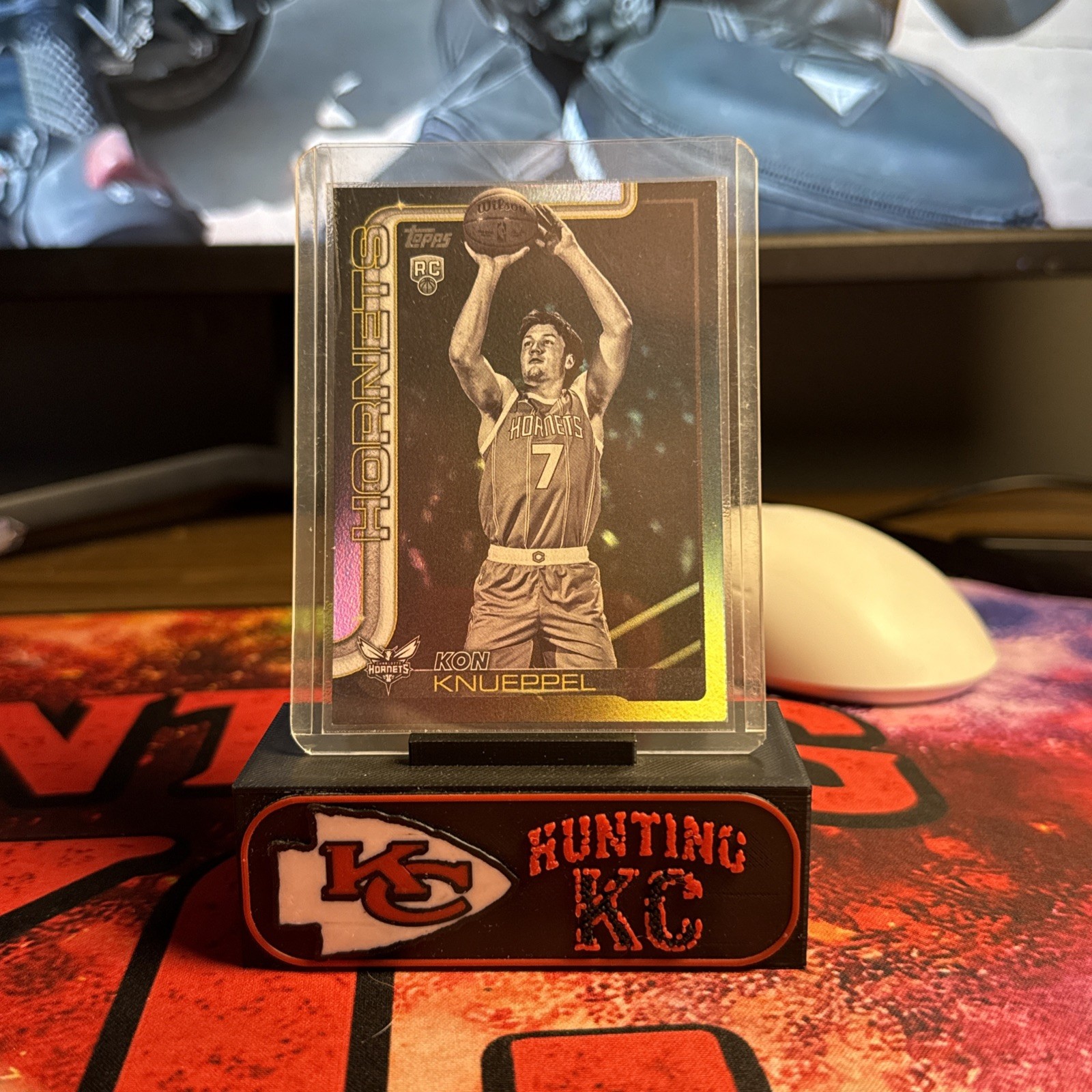 Kon Knueppel 2025-26 Topps Flagship Blackout RC SP Hornets Target Exclusive Kon Knueppel 2025-26 Topps Flagship Blackout RC SP Hornets Target Exclusive