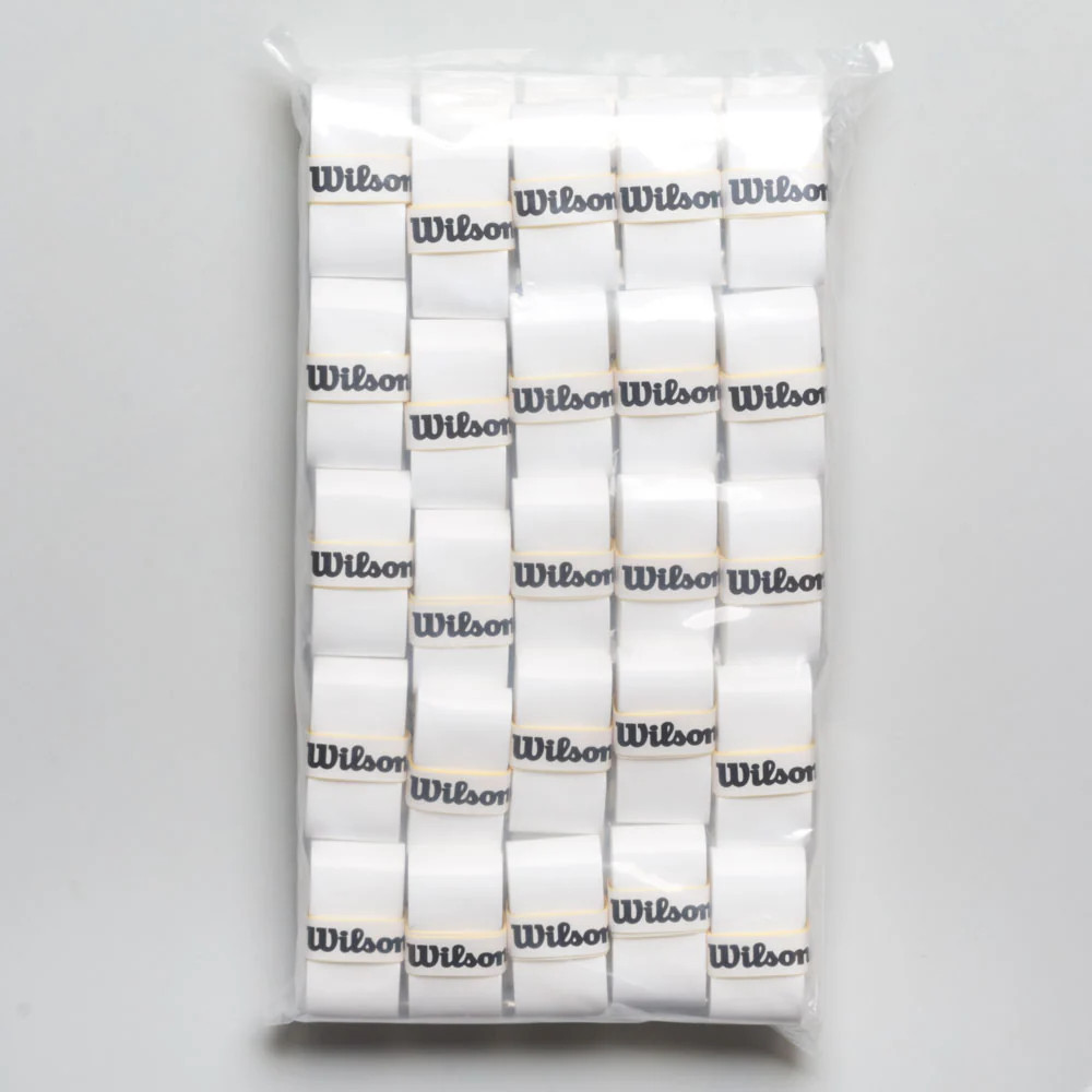 Brand New Wilson Pro Overgrip Comfort  50 Pack Tennis Over Grip -  White