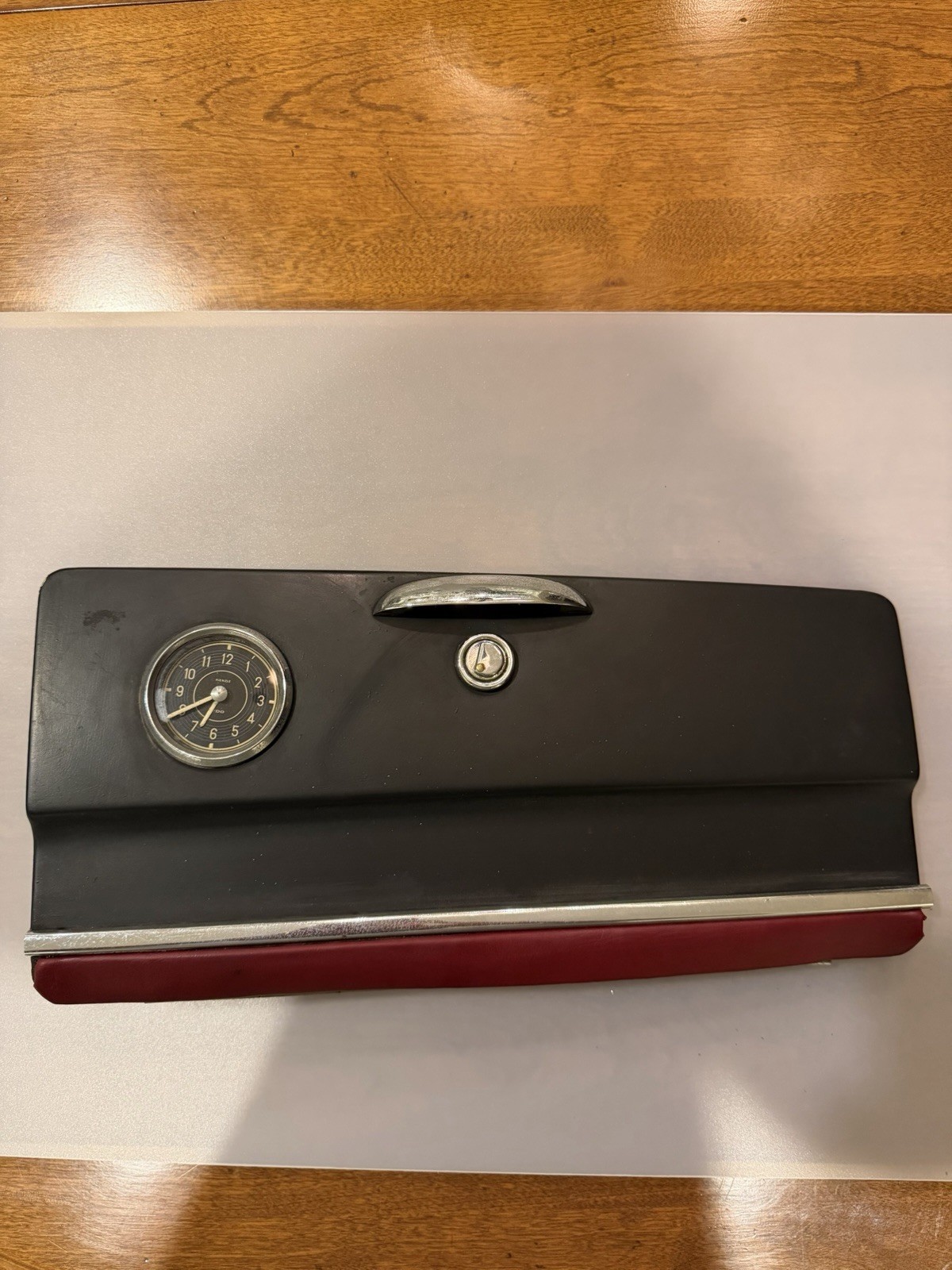 1957 Mercedes-Benz 190SL W121 Original Glove Box Door Kienzle VDO Clock & Trim
