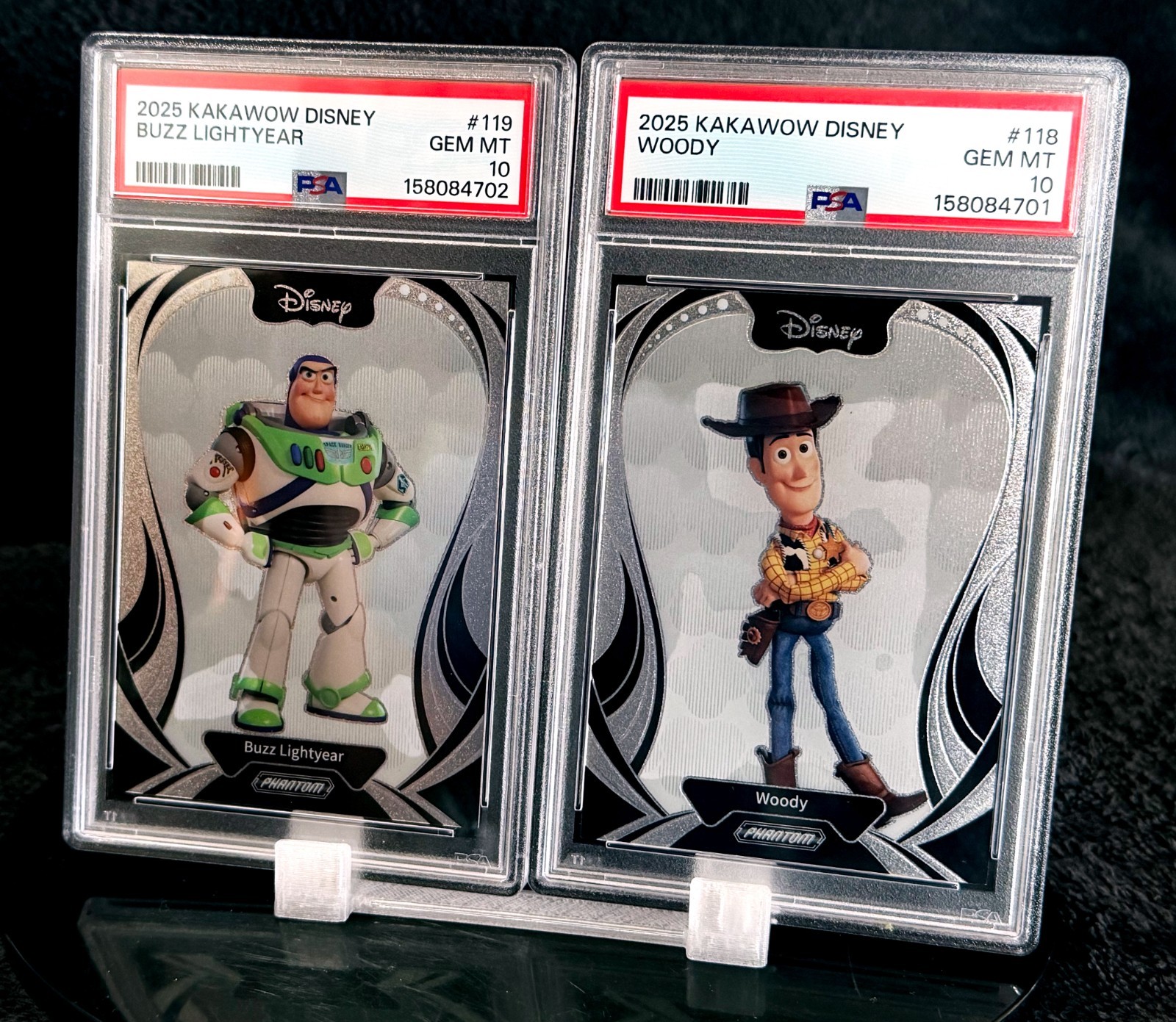 2025 BUZZ LIGHTYEAR & WOODY • PSA GEM MINT 10 • KAKAWOW DISNEY 100