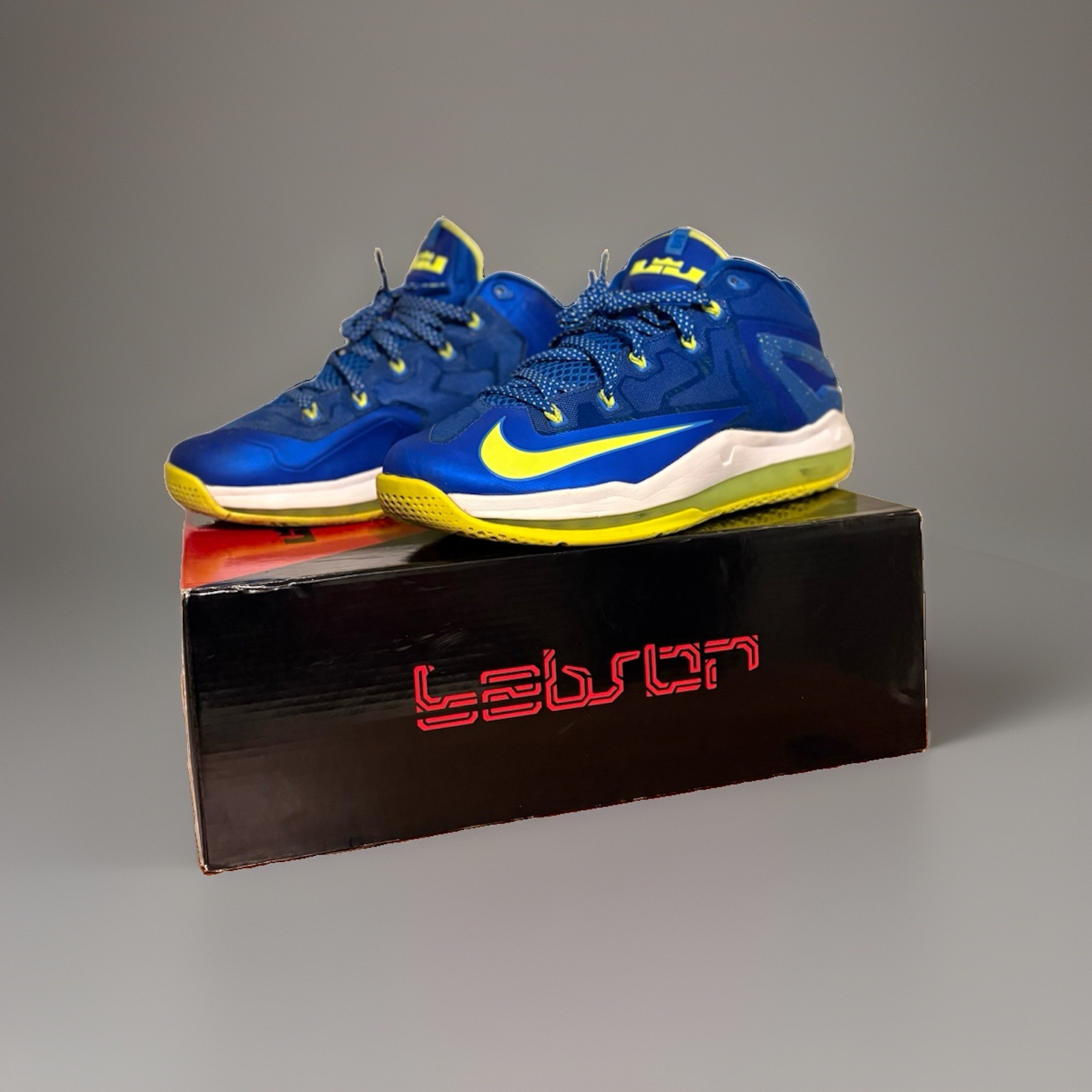 Nike LeBron 11 Low Sprite 2014 Size 10 Hyper Cobalt Volt 642849-471 OG Box Nike LeBron 11 Low Sprite 2014 Size 10 Hyper Cobalt Volt 642849-471 OG Box
