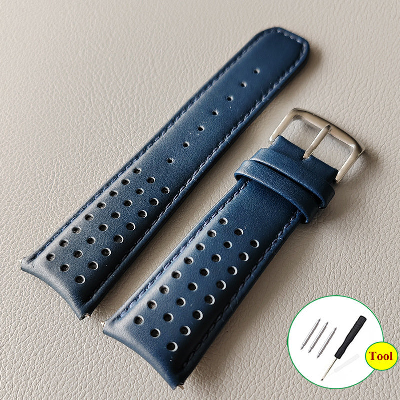 Leather Watch Strap for Citizen Blue Angels AT8020-03L AT9031-52L, 22mm 23mm