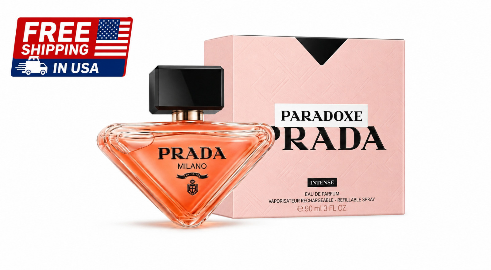 Prada Paradoxe Intense EDP 3 oz 90ml Perfume Women Spray New Sealed Box