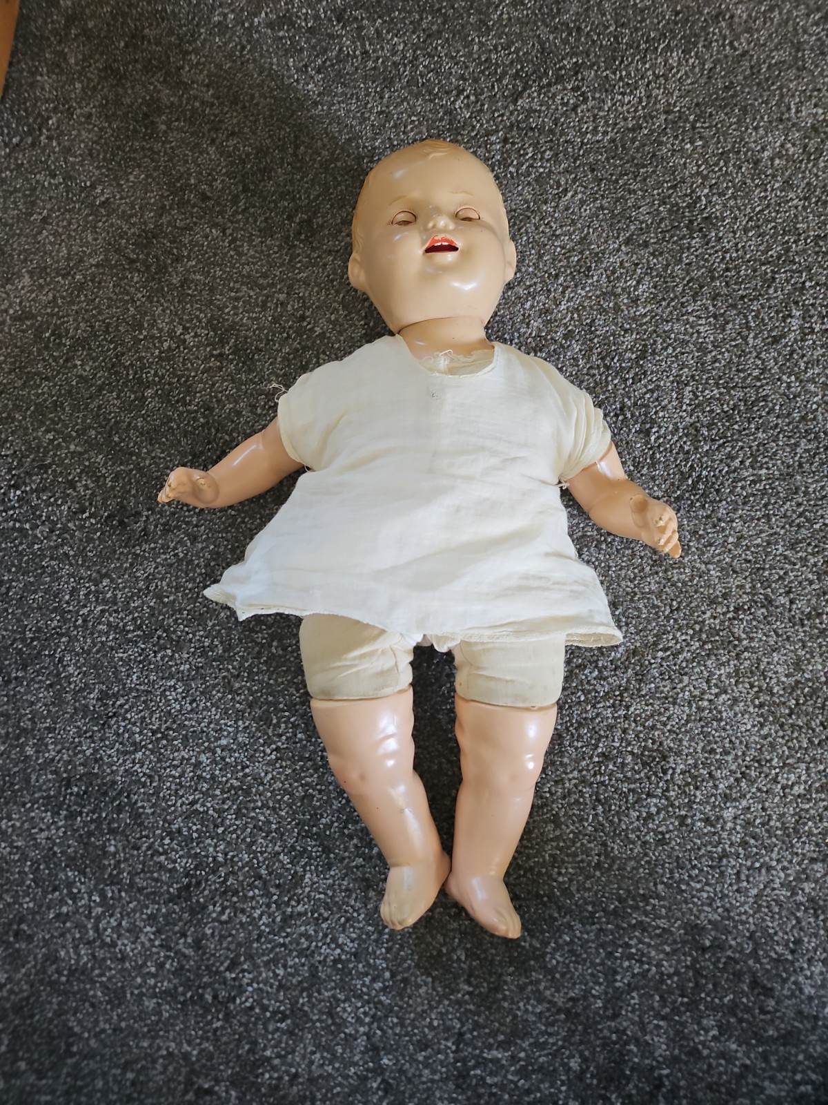 Antique  E. I. H. Co. Composition ~ Blinking Eye Baby Doll 
