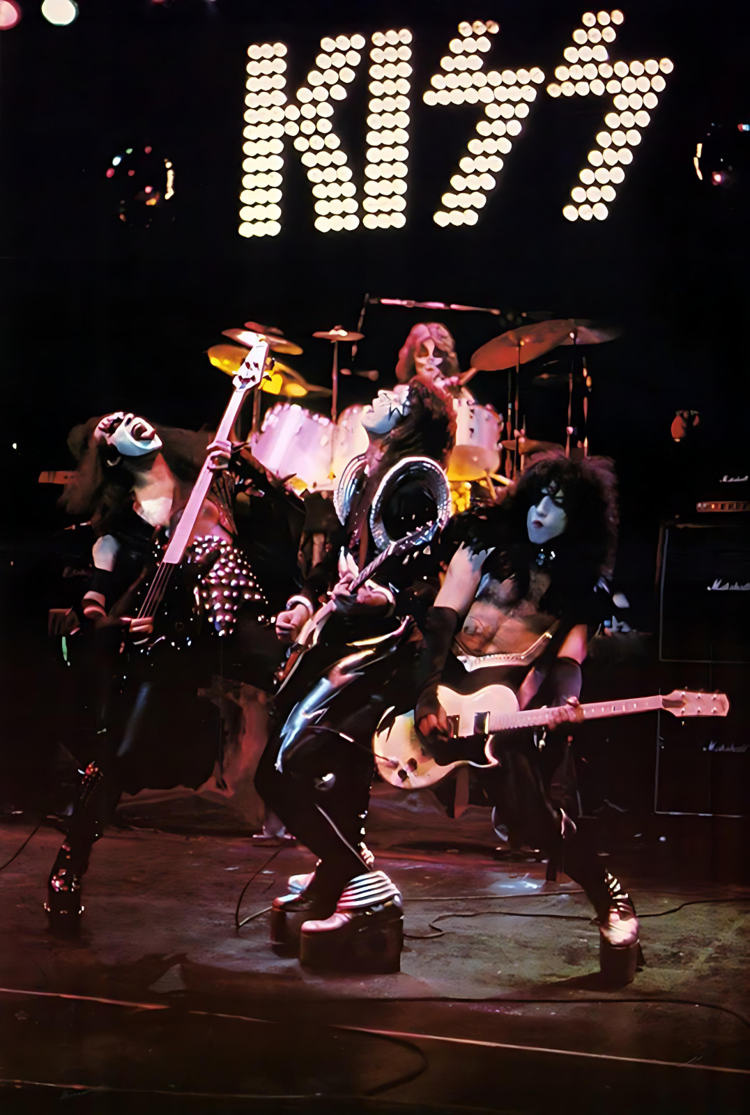 Kiss 1975 Photo Poster Alive Rare Photography Kiss 1975 Photo Poster Alive Rare Photography