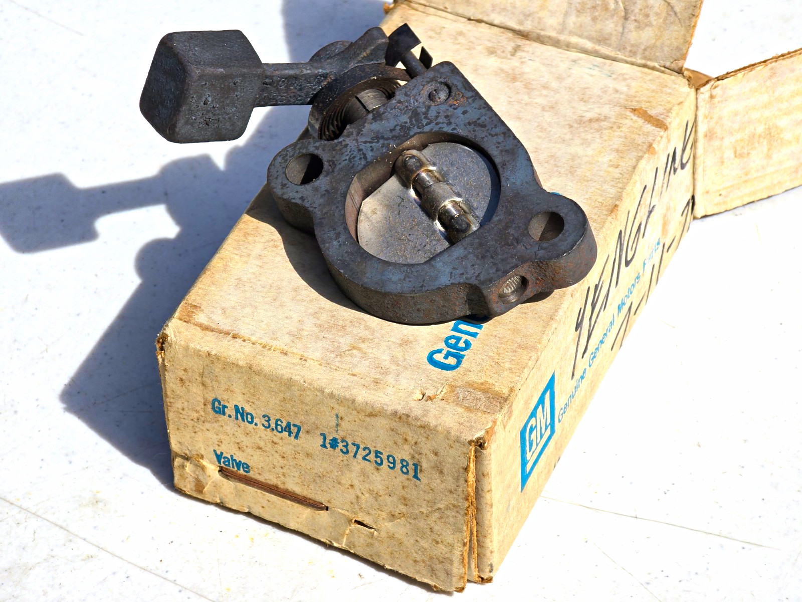 NOS 1955 1956 Chevrolet Bel Air & Corvette Exhaust Manifold Heat Riser Valve GM