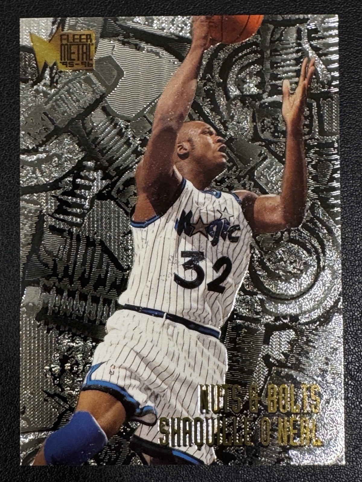 1995-96 Fleer Metal - Nuts & Bolts Shaquille O'Neal #215