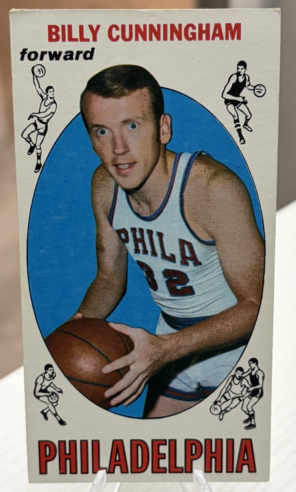Billy Cunningham Rookie 1969-70 Topps #40 Philadelphia 76ers