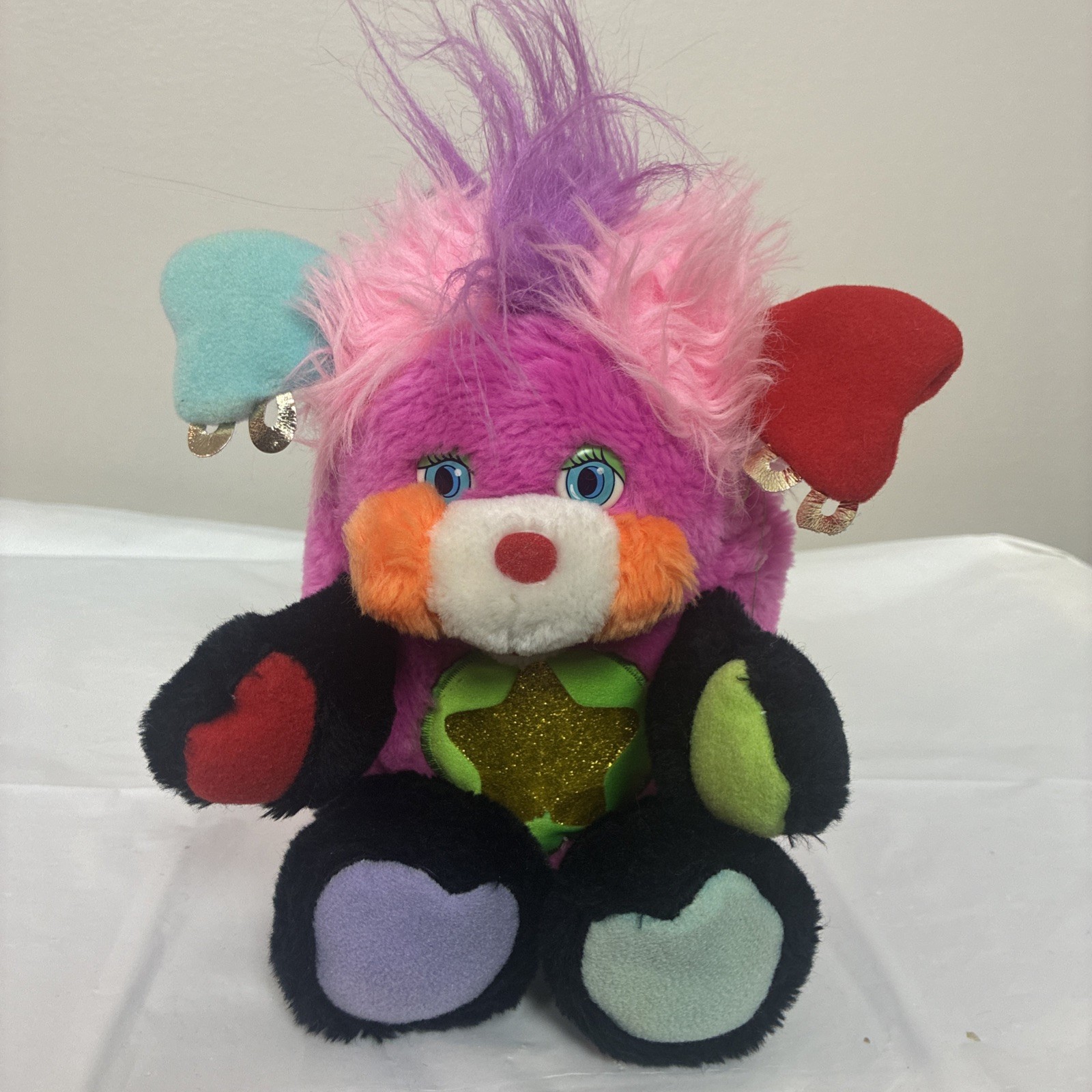 Vintage 1986 Punk Rock Star Popples Punkity 10\ Vintage 1986 Punk Rock Star Popples Punkity 10\
