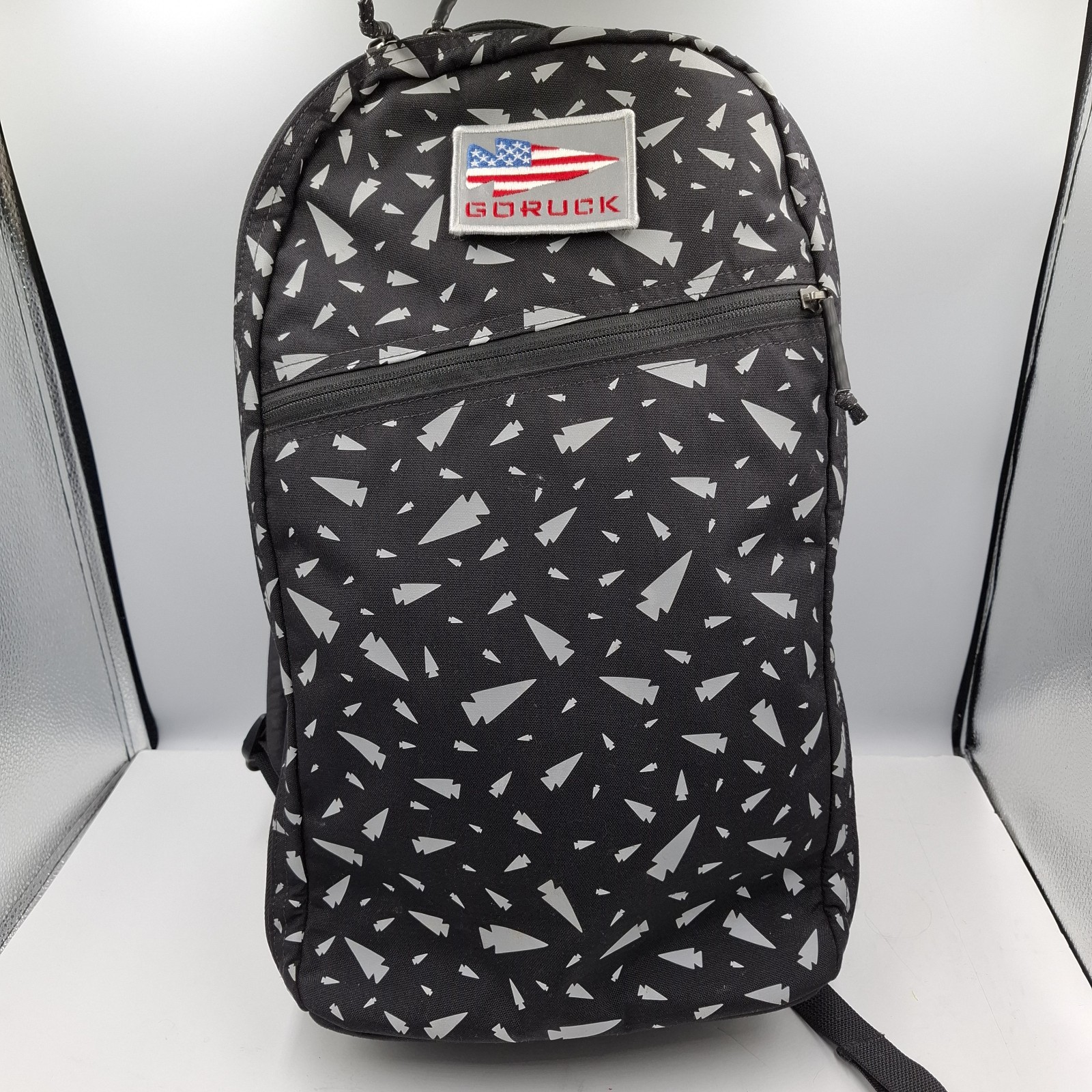 GORUCK Bullet Ruck Classic Reflective Spearhead 15L NO PLATE 18.5 X 10.75 X 5.5 GORUCK Bullet Ruck Classic Reflective Spearhead 15L NO PLATE 18.5 X 10.75 X 5.5