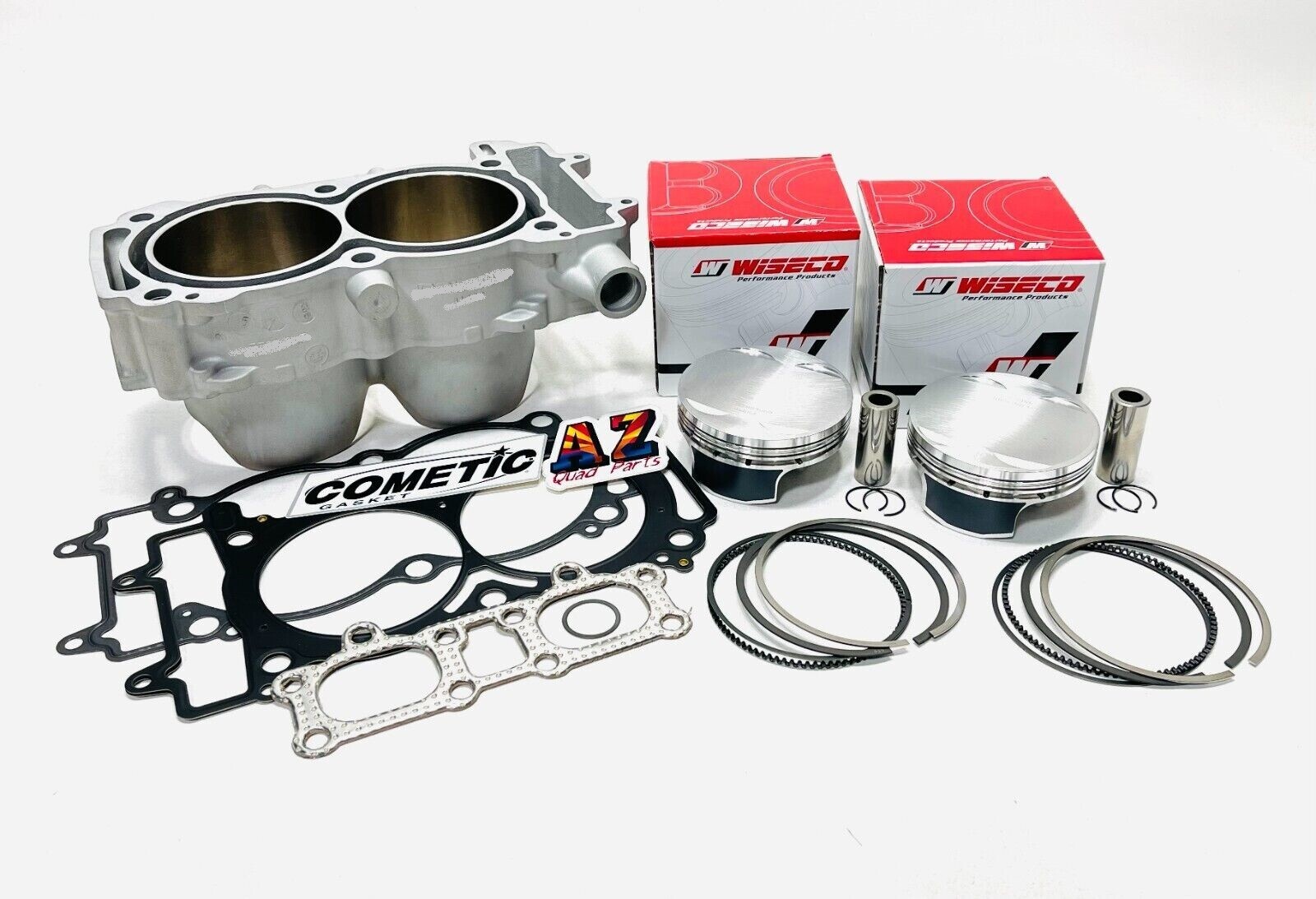 11-14 Polaris RZR XP 900 XP900 Cylinder 93mm Wiseco Pistons Cometic Gaskets Top