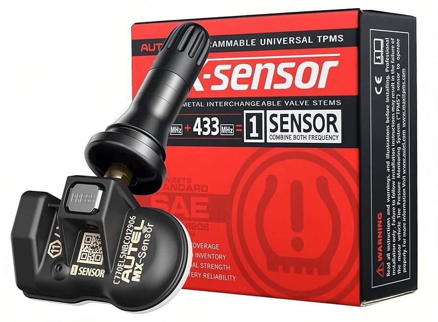x4 Ascot by Autel 1-Sensor TPMS Sensor with Rubber Valve – Universal Fit