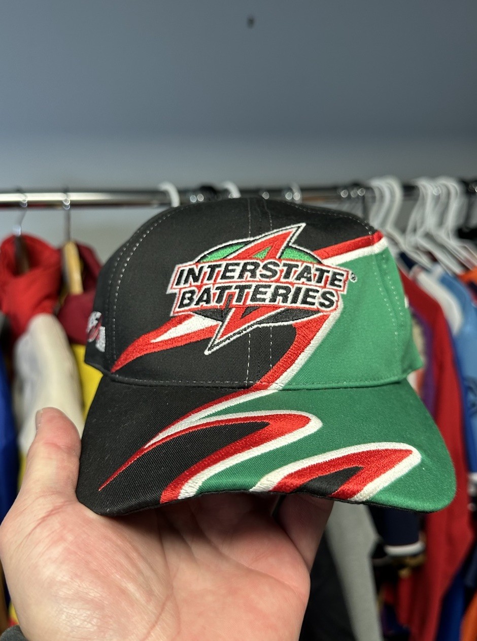 Interstate Batteries NASCAR Chase Authenticate Shockwave Strapback Hat Interstate Batteries NASCAR Chase Authenticate Shockwave Strapback Hat