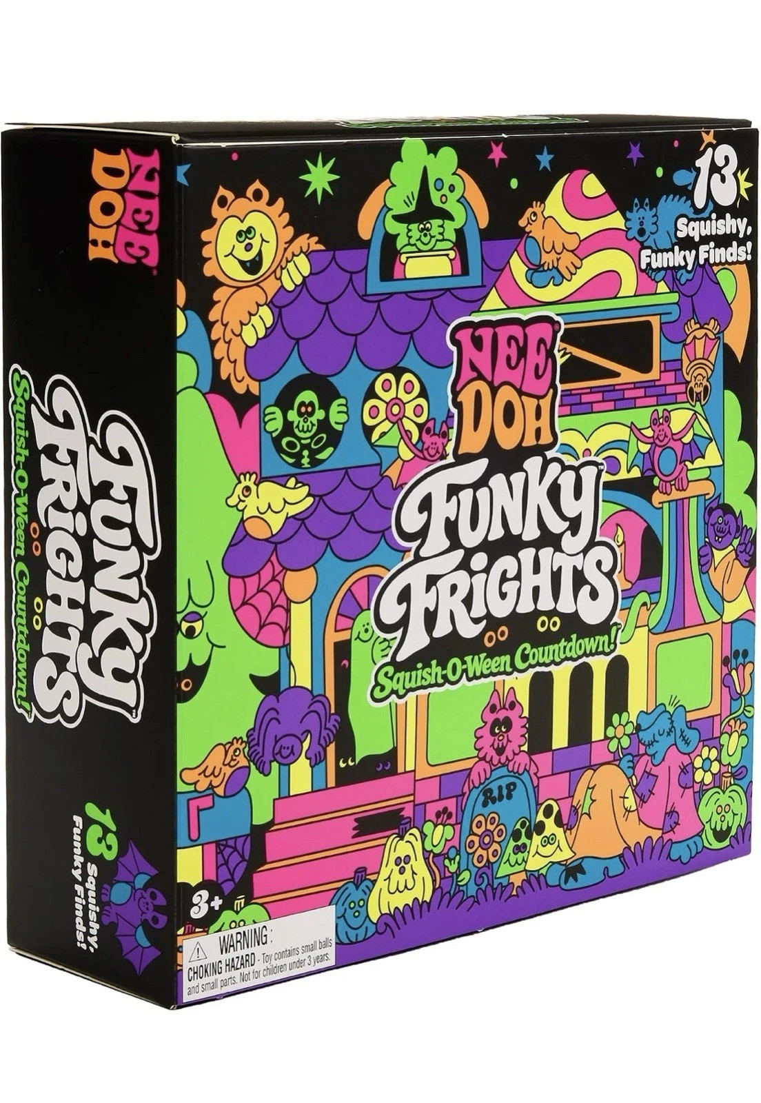 Schylling NeeDoh Funky Frights Squish-O-Ween Countdown (13 Halloween Squishes)
