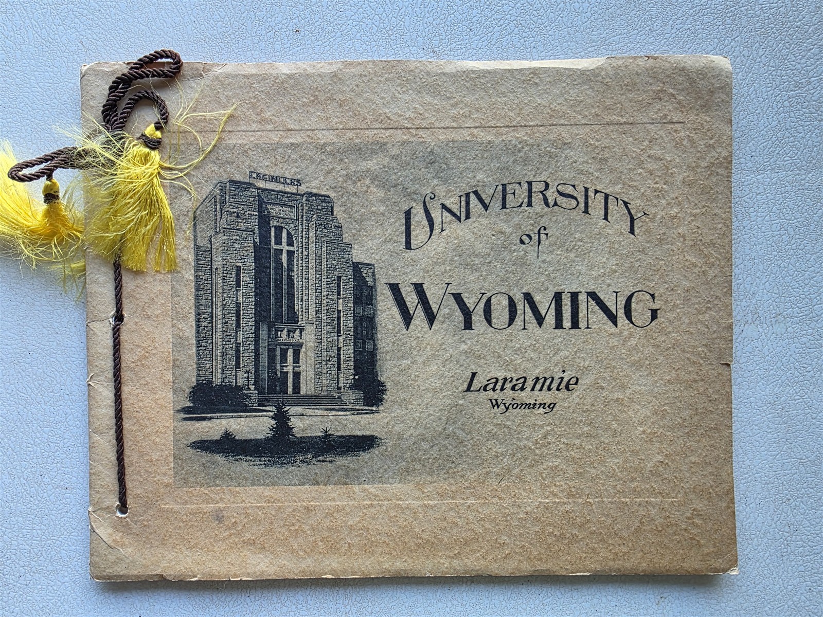 University of Wyoming Laramie, Antique Portfolio Photos c 1920, 12 Photogravures